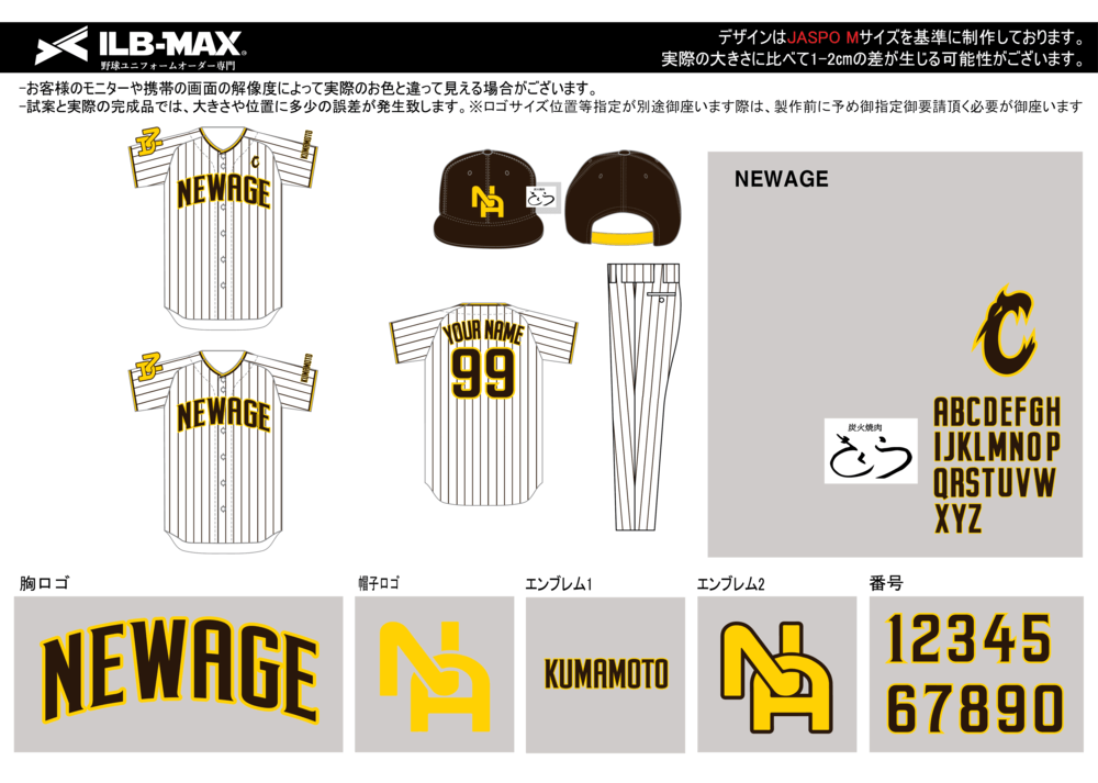 野球 ユニフォーム デザイン