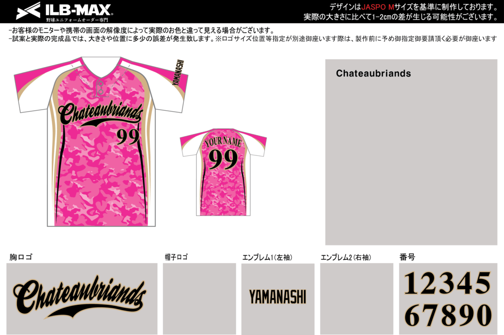 野球 ユニフォーム デザイン
