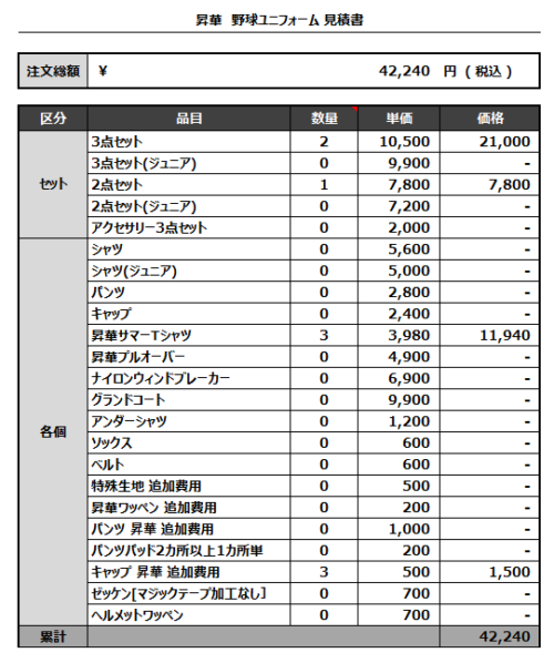 230227_BlueOceans_追加/昇華サマーTシャツ追加見積書