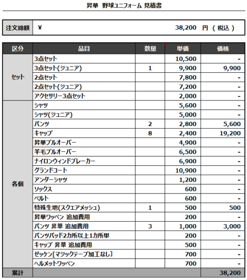 230315_Bamboos 2nd_追加見積書