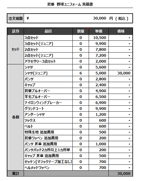 230303_IINAN WILD BOARS_追加見積書