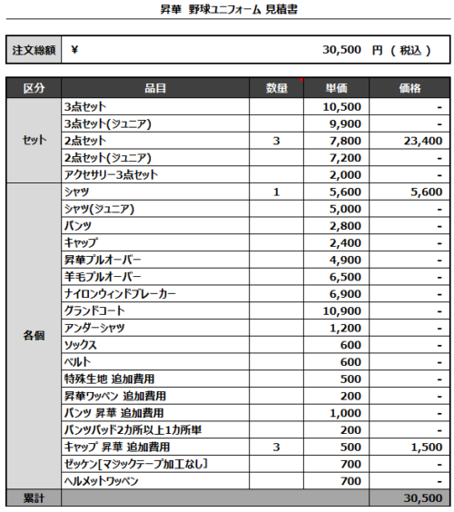 230303_KAWASAKI City Hall_追加見積書