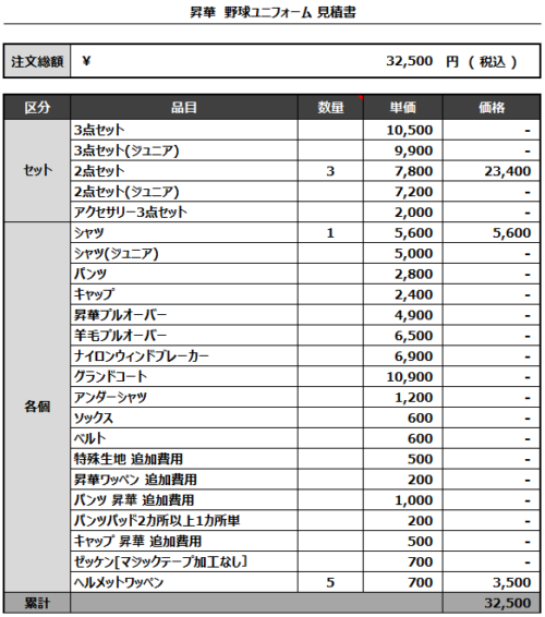 230306_TOKUSEKI_追加見積書