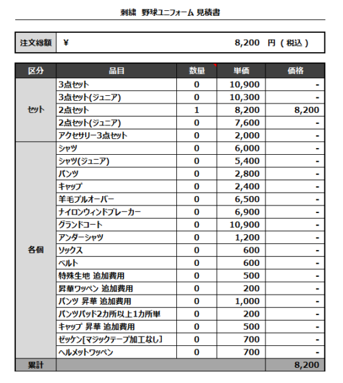230413_BLACK SOX_追加見積書