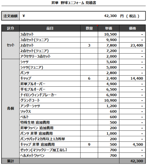 230406_KITANASU EAGLES_追加見積書