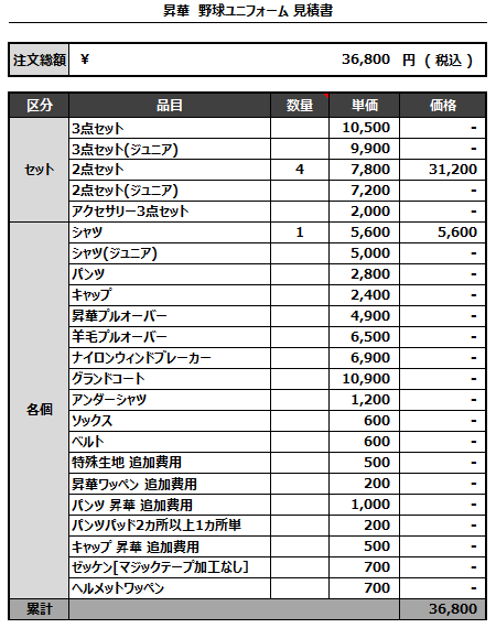 230403_Sapporo Ablaze_追加見積書