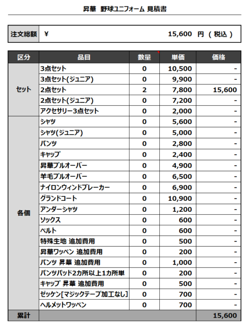 230509_OKINAWA Santa Cruz_追加見積書