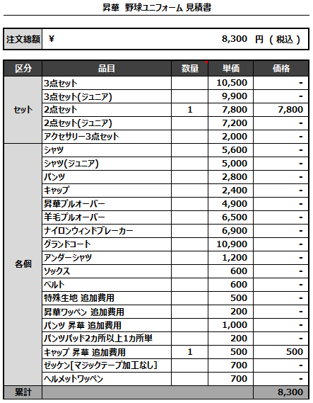 230515_Rooster Dogs_追加見積書