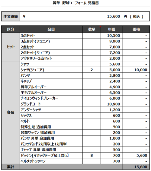 230502_TOKYO RIDERS_追加見積書