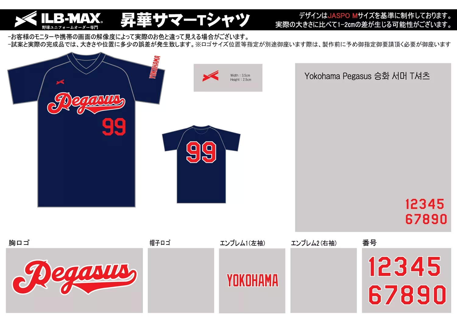 野球 ユニフォーム デザイン_Yokohama Pegasus