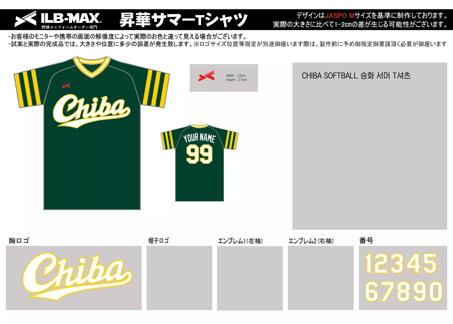 野球 ユニフォーム デザイン_CHIBA SOFTBALL_ST