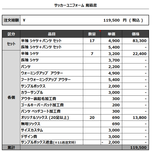 240228_DASH 1-1_DASH 1-2_DASH 1-3_サッカー追加見積書