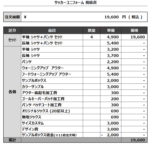 240417_OTAKANOMORIFC_サッカー追加見積書