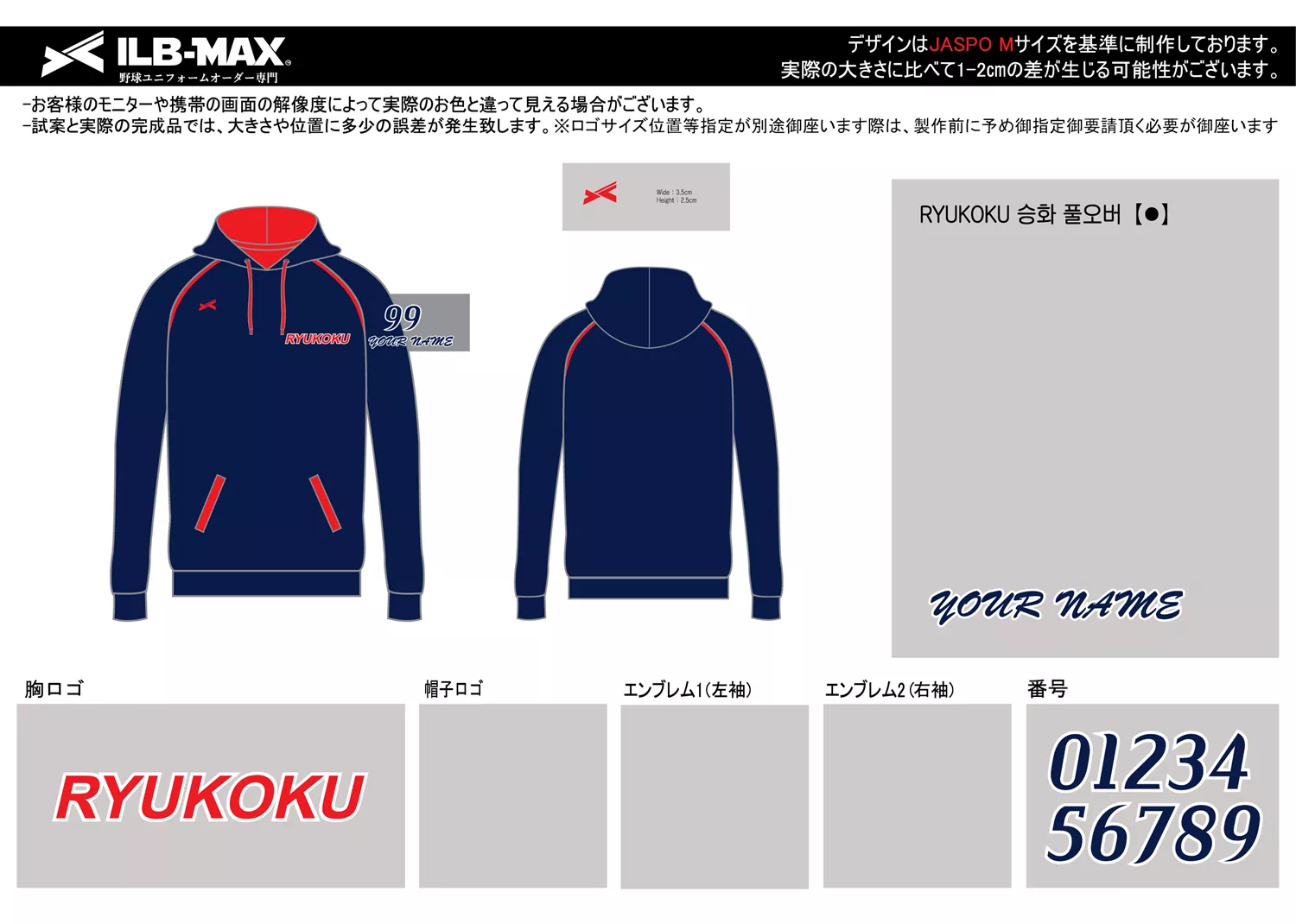 野球 ユニフォーム デザイン_RYUKOKU
