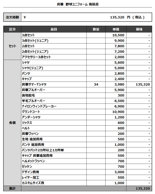 240910_Osaka Lawyers_昇華サマーTシャツ見積書