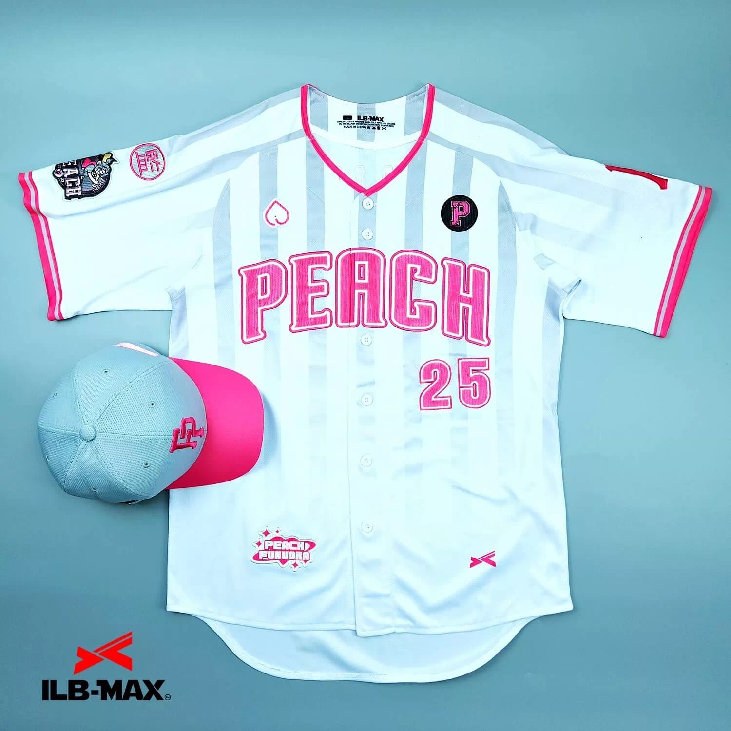 2412_Peach 3rd 野球 ユニフォーム