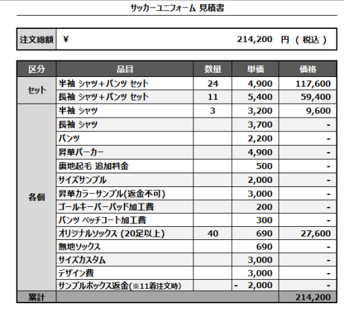 241115_wombat FC_FP1st/2nd/GK_サッカー見積書