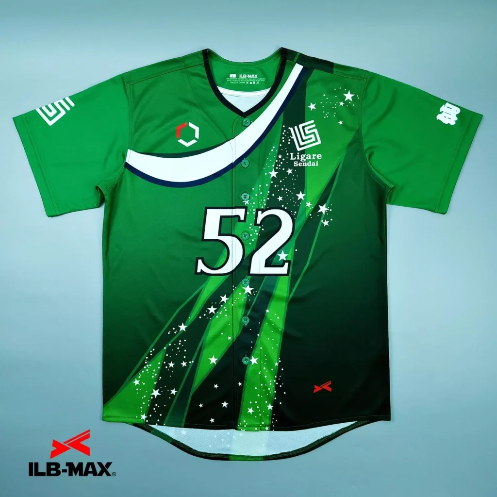 2502_Ligare Sendai 2nd 野球 ユニフォーム