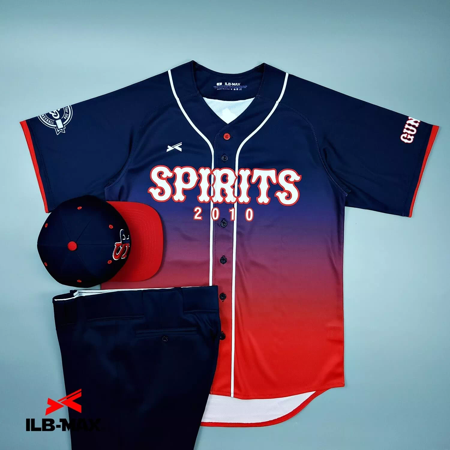 2504_gunma spirits 1st 野球 ユニフォーム