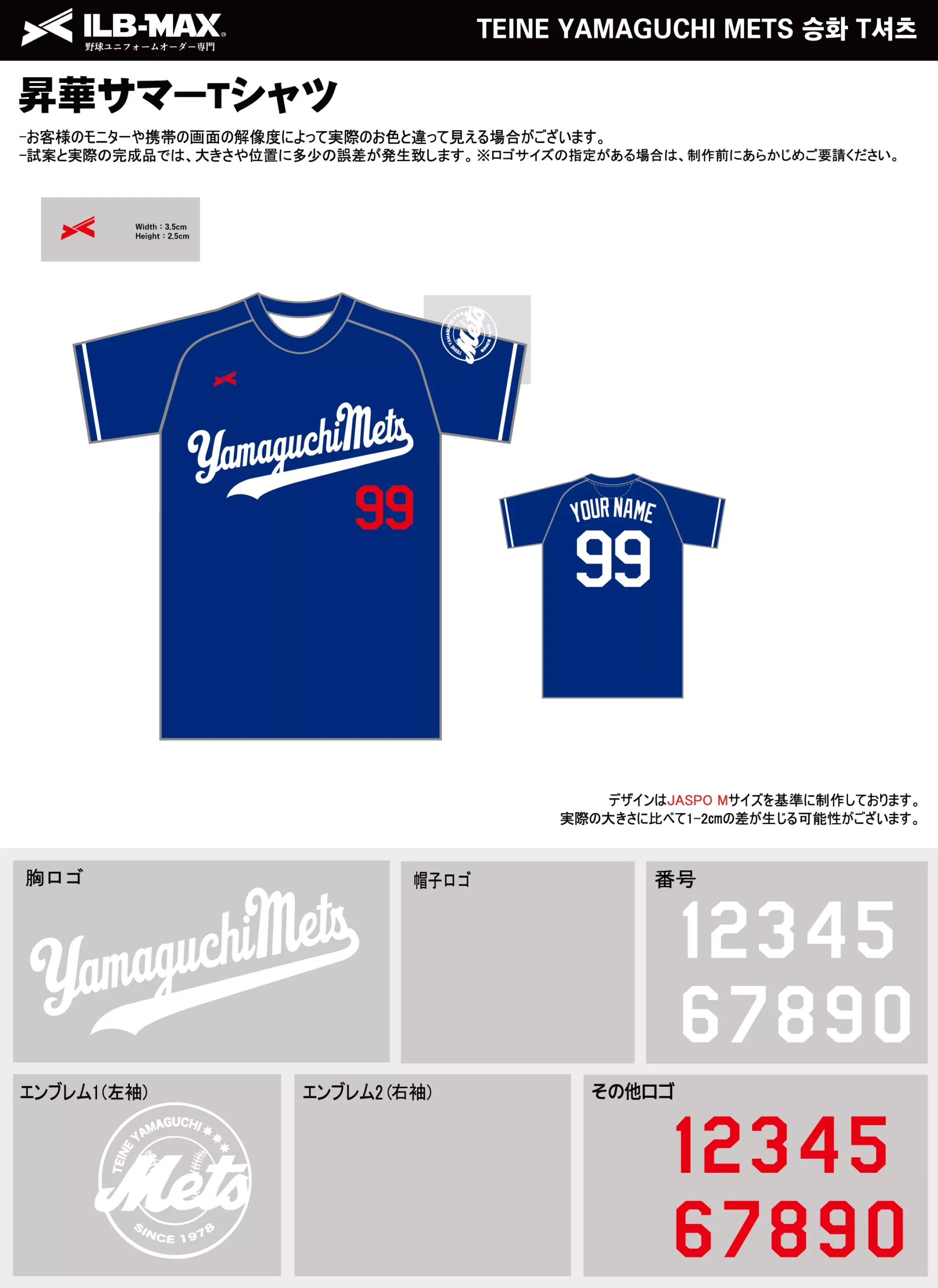 野球 ユニフォーム デザイン_TEINE YAMAGUCHI METS_ST.webp