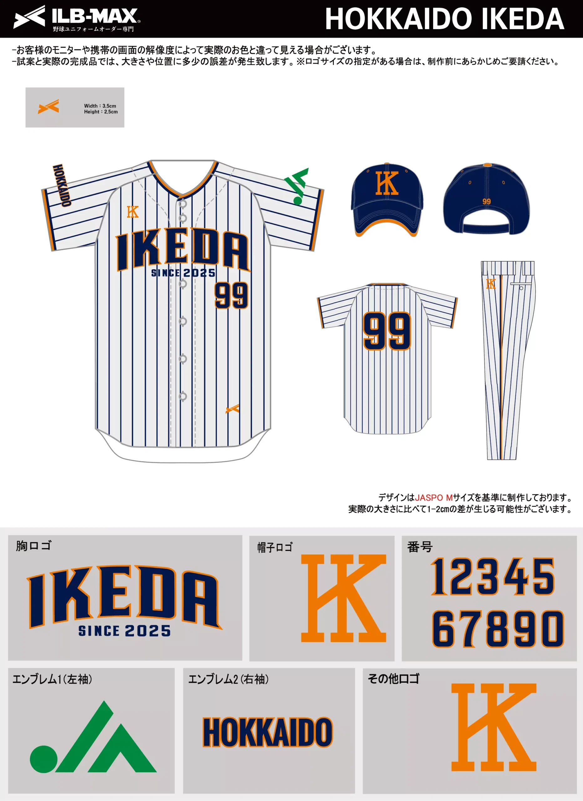 野球 ユニフォーム デザイン_HOKKAIDO IKEDA.webp