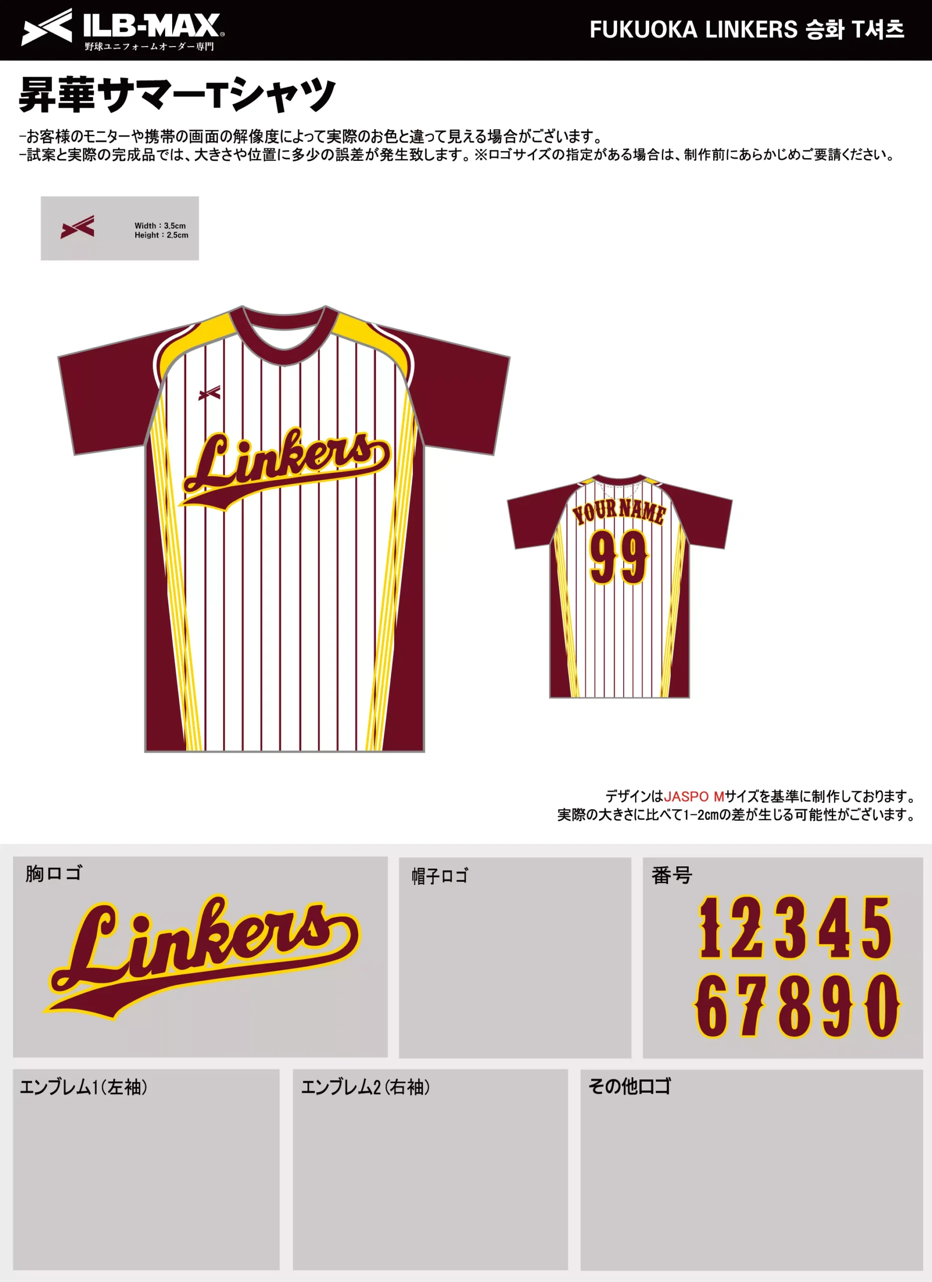 野球 ユニフォーム デザイン_FUKUOKA LINKERS_ST.webp