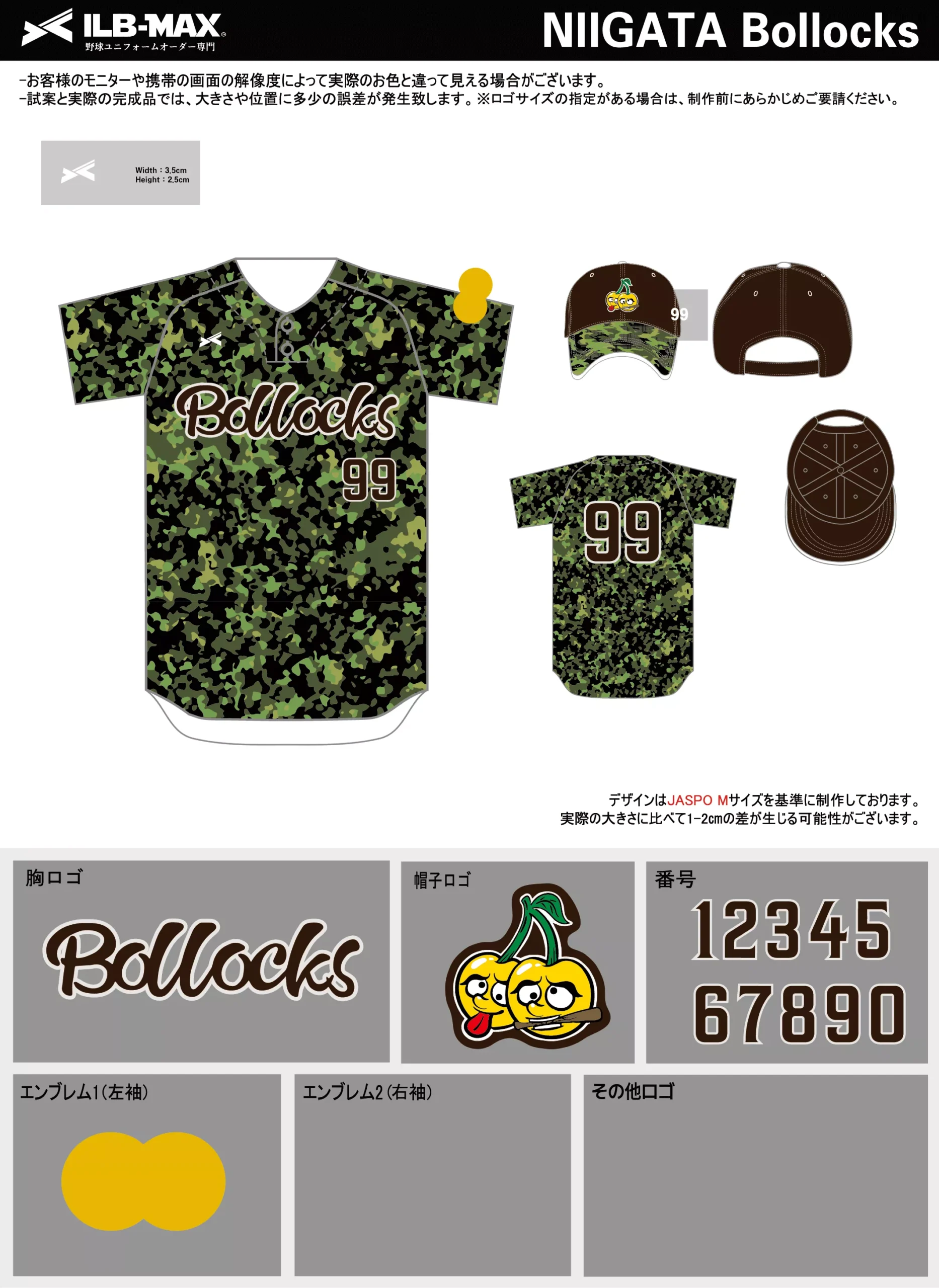 野球 ユニフォーム デザイン_NIIGATA Bollocks.webp
