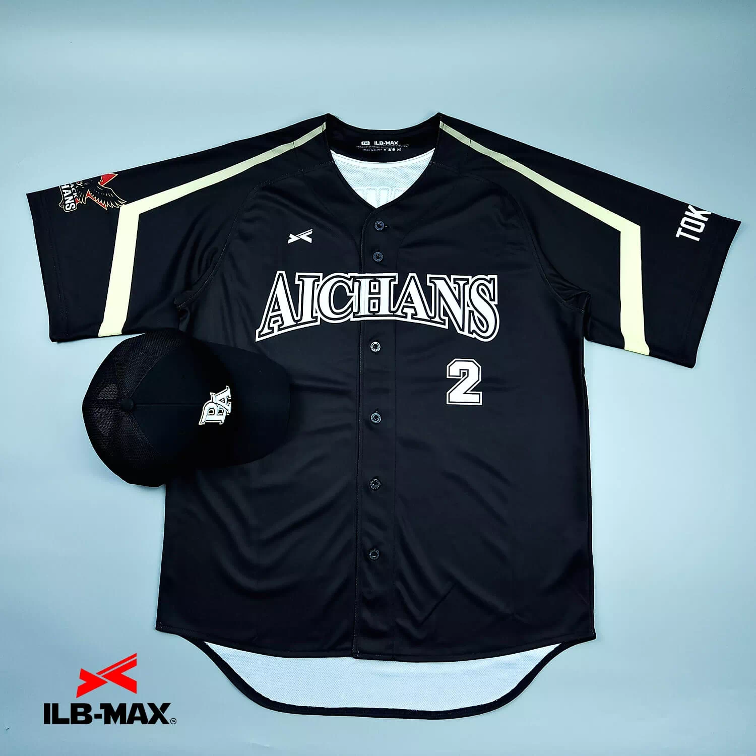 2508_Black AICHANS_1st 野球 ユニフォーム