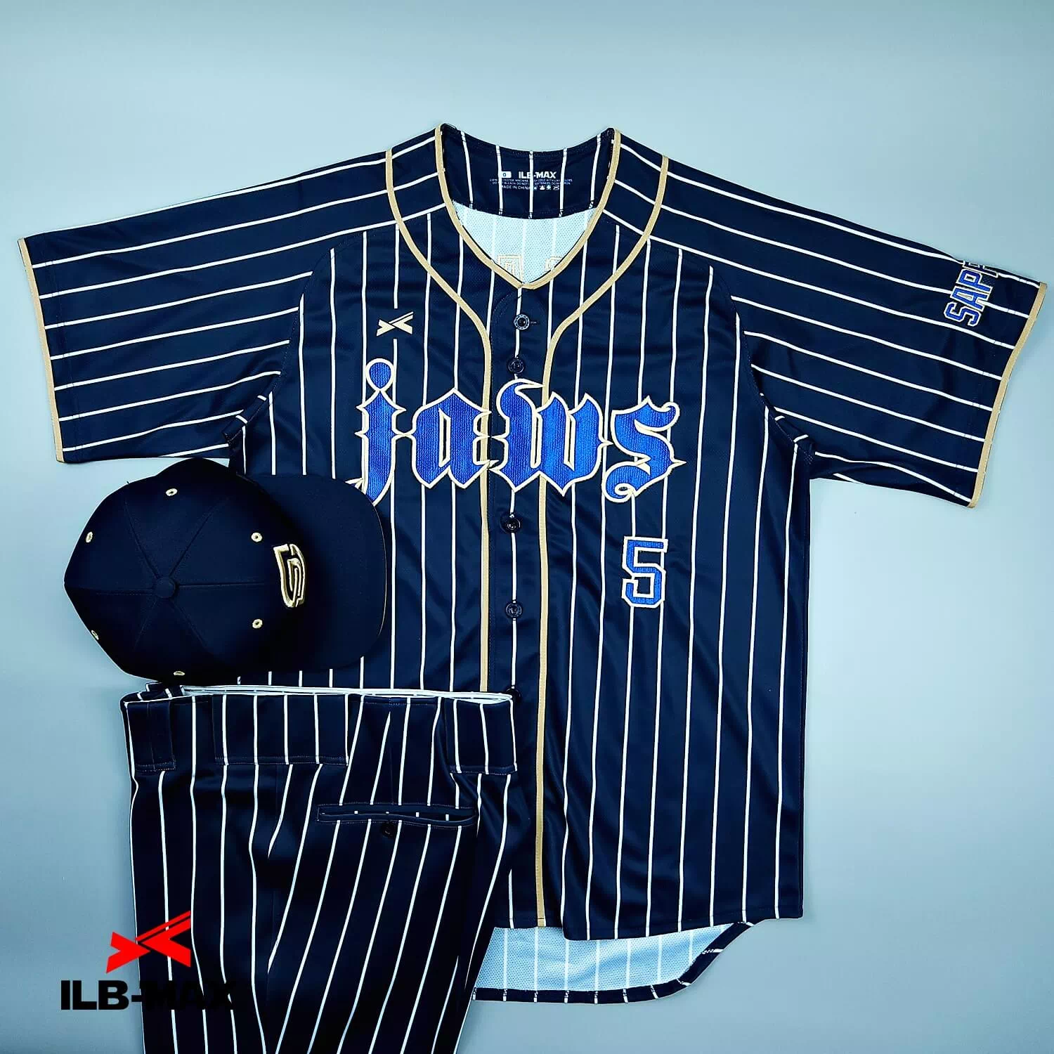 2508_HOKKAIDO jaws_1st 野球 ユニフォーム