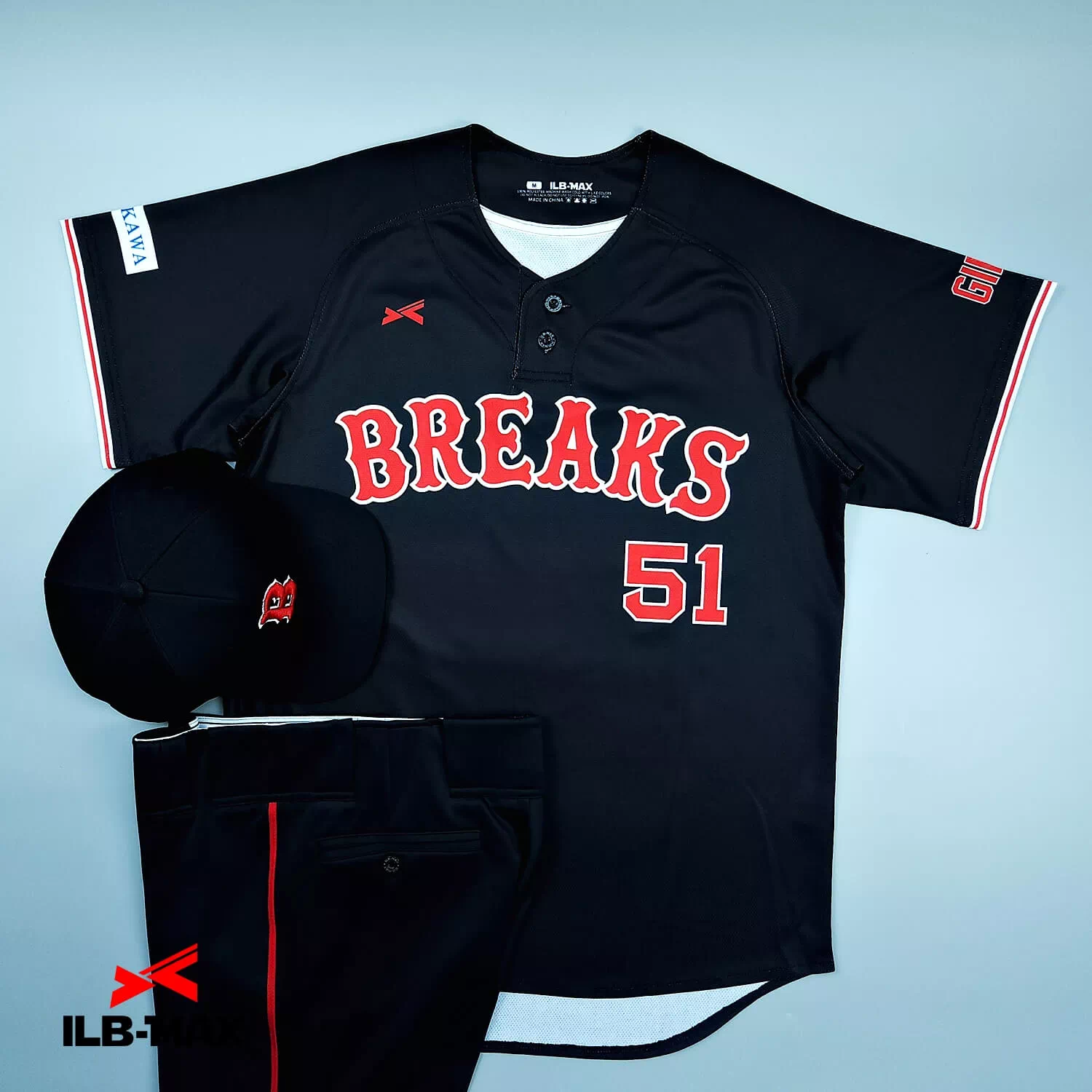 2508_ORETACHI BREAKS_2nd 野球 ユニフォーム