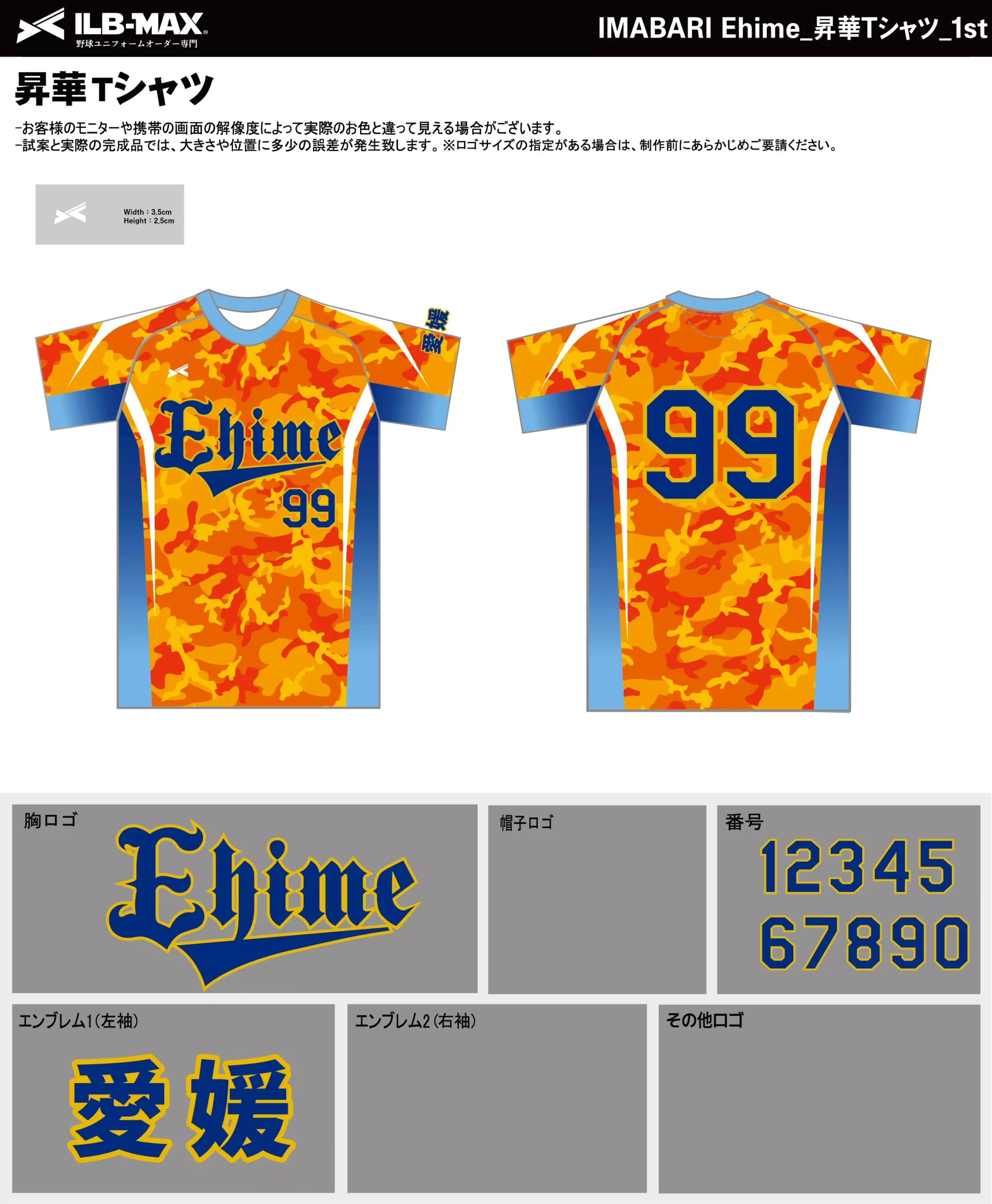 野球 ユニフォーム デザイン_IMABARI Ehime_1st_ST.webp
