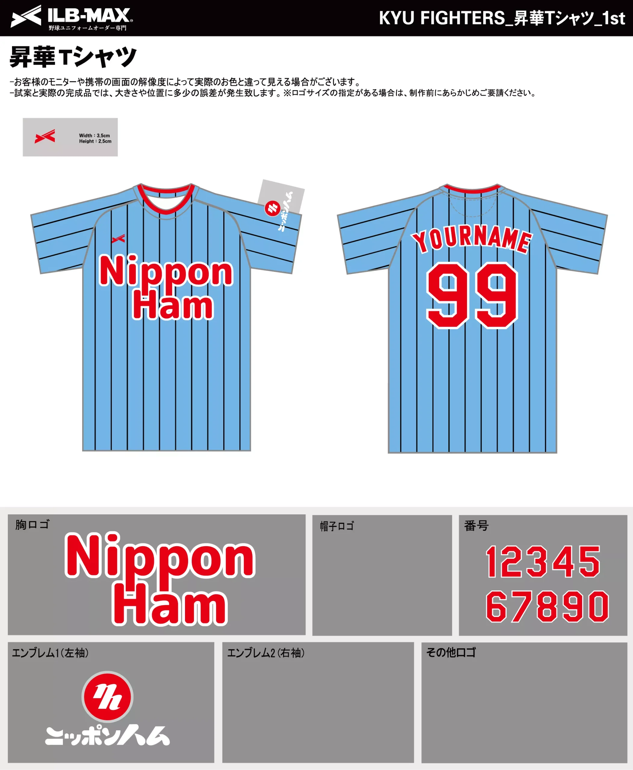 野球 ユニフォーム デザイン_KYU FIGHTERS_1st_ST.webp