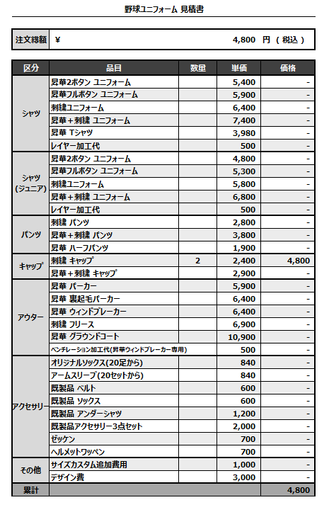 251014_MAURIS_キャップ4th追加_見積書