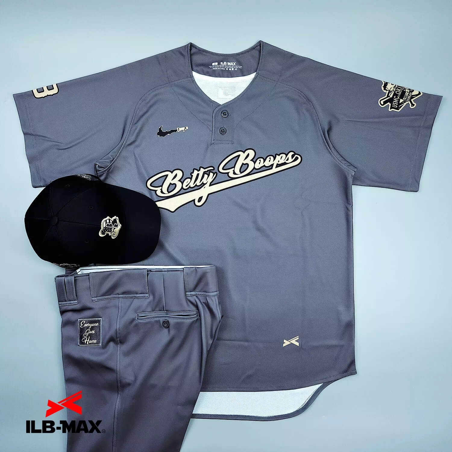 2510_Betty Boops_1st 野球 ユニフォーム