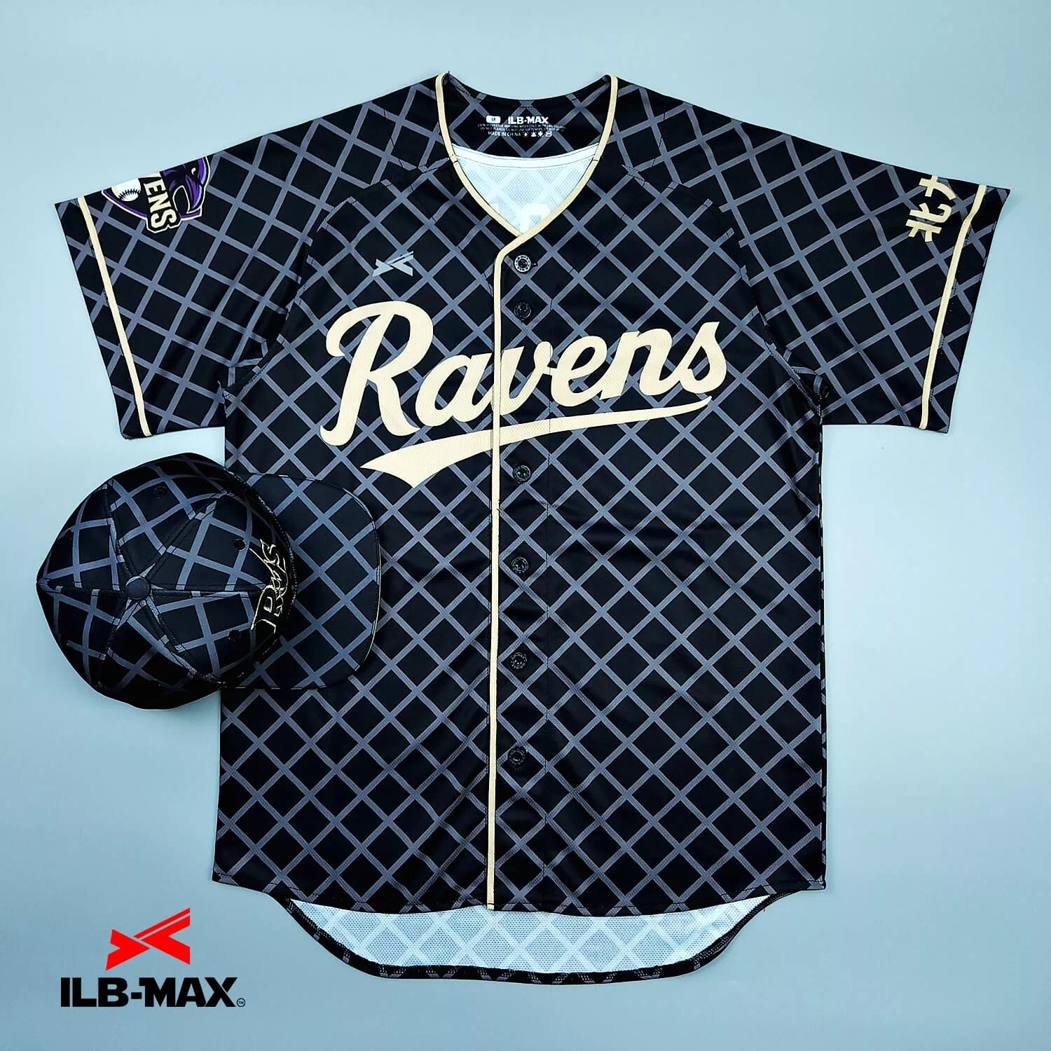 2510_FUKUOKA Ravens_1st 野球 ユニフォーム
