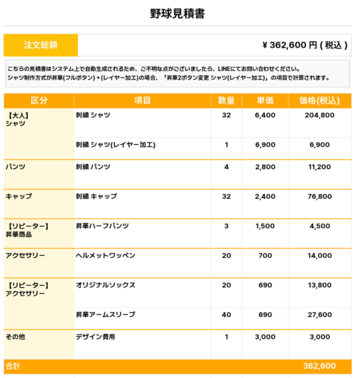 260109_NARUMI TOBU_ユニフォーム1st新規_ユニフォーム2nd新規_オリジナルソックス1st新規_ヘルメットワッペン1st新規_昇華ハーフパンツ1st新規_昇華アームスリーブ1st新規_昇華アームスリーブ2nd新規_野球見積書