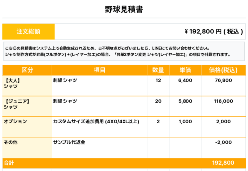 260115_FUKAGAWA RED SOCKS_ユニフォーム1st 新規_野球見積書