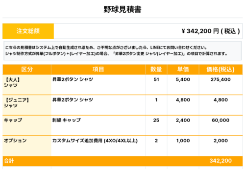 260122_AGUNI BBC_ユニフォーム1st新規_ユニフォーム2nd新規_野球見積書