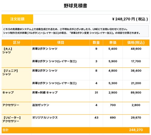 260408_HYOGO TURTLES_ユニフォーム1st新規_オリジナルソックス1st新規_野球見積書