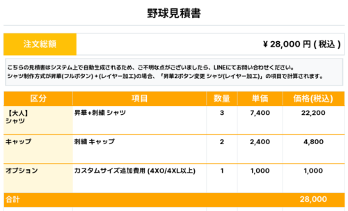 260430_ICHIKAWA JAGUARS_ユニフォーム1st追加_野球見積書