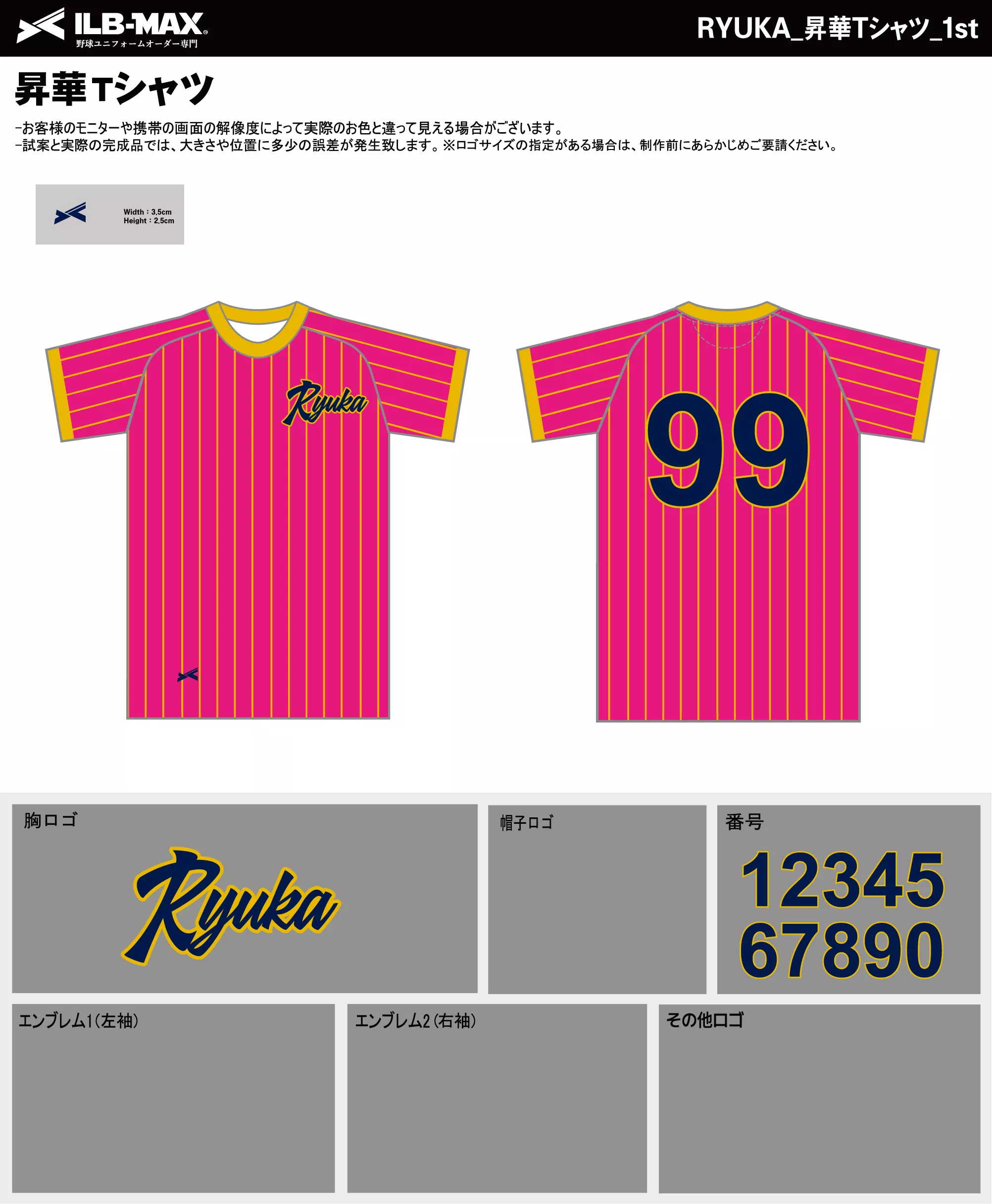 野球 ユニフォーム デザイン_RYUKA_1st_ST.webp
