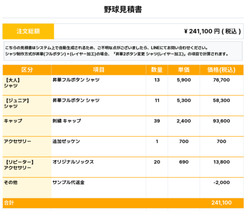 260604_NISHIDA SOFTBALL TEAM_ユニフォーム1st新規_オリジナルソックス1st新規_野球見積書